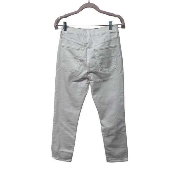 3x1 Made Here Button & Zip Fly Five Pocket Style Flat Front Jeans White Size 28 - Picture 9 of 12